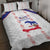 Haiti Football Quilt Bed Set Les Grenadiers Veve Vodou White - Wonder Print Shop