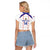 Custom Haiti Football Raglan Cropped T Shirt Les Grenadiers Veve Vodou White - Wonder Print Shop