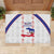 Haiti Football Rubber Doormat Les Grenadiers Veve Vodou White - Wonder Print Shop