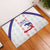 Haiti Football Rubber Doormat Les Grenadiers Veve Vodou White - Wonder Print Shop