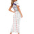 Custom Haiti Football Short Sleeve Bodycon Dress Les Grenadiers Veve Vodou White - Wonder Print Shop