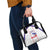 Haiti Football Shoulder Handbag Les Grenadiers Veve Vodou White - Wonder Print Shop
