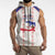 Custom Haiti Football Sleeveless Zip Hoodie Les Grenadiers Veve Vodou White - Wonder Print Shop