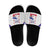 Haiti Football Slide Sandals Les Grenadiers Veve Vodou White - Wonder Print Shop