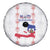 Haiti Football Spare Tire Cover Les Grenadiers Veve Vodou White - Wonder Print Shop