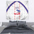 Haiti Football Tapestry Les Grenadiers Veve Vodou White - Wonder Print Shop