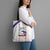 Haiti Football Tote Bag Les Grenadiers Veve Vodou White - Wonder Print Shop