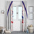 Haiti Football Window Curtain Les Grenadiers Veve Vodou White - Wonder Print Shop