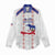 Custom Haiti Football Women Casual Shirt Les Grenadiers Veve Vodou White - Wonder Print Shop