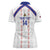 Custom Haiti Football Women Polo Shirt Les Grenadiers Veve Vodou White - Wonder Print Shop