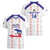 Custom Haiti Football Women V-Neck T-Shirt Les Grenadiers Veve Vodou White - Wonder Print Shop