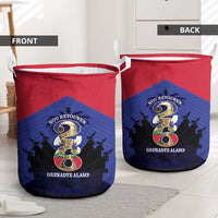 Les Grenadiers Haiti Football Laundry Basket 2026 Nou Retounen Blue Version - Wonder Print Shop