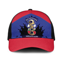 Les Grenadiers Haiti Football Baseball Net Cap 2026 Nou Retounen Blue Version - Wonder Print Shop
