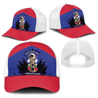 Les Grenadiers Haiti Football Baseball Net Cap 2026 Nou Retounen Blue Version - Wonder Print Shop