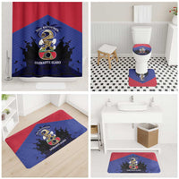 Les Grenadiers Haiti Football Bathroom Set 2026 Nou Retounen Blue Version - Wonder Print Shop