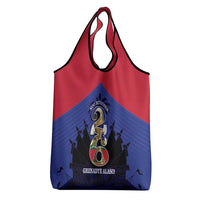 Les Grenadiers Haiti Football Grocery Bag 2026 Nou Retounen Blue Version - Wonder Print Shop