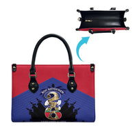 Les Grenadiers Haiti Football Leather Bag 2026 Nou Retounen Blue Version - Wonder Print Shop