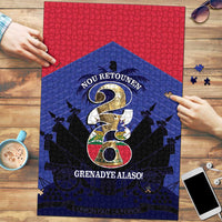 Les Grenadiers Haiti Football Puzzle 2026 Nou Retounen Blue Version - Wonder Print Shop