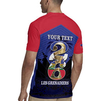 Personalized Les Grenadiers Haiti Football Rugby Jersey 2026 Nou Retounen Blue Version - Wonder Print Shop