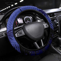 Les Grenadiers Haiti Football Steering Wheel Cover 2026 Nou Retounen Blue Version - Wonder Print Shop