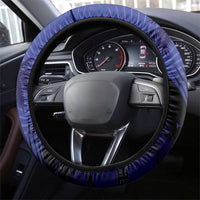 Les Grenadiers Haiti Football Steering Wheel Cover 2026 Nou Retounen Blue Version - Wonder Print Shop