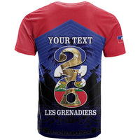 Personalized Les Grenadiers Haiti Football T Shirt 2026 Nou Retounen Blue Version - Wonder Print Shop