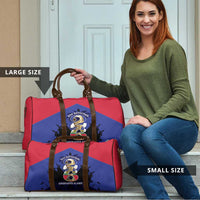 Les Grenadiers Haiti Football Travel Bag 2026 Nou Retounen Blue Version - Wonder Print Shop