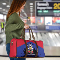 Les Grenadiers Haiti Football Travel Bag 2026 Nou Retounen Blue Version - Wonder Print Shop
