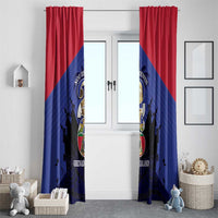 Les Grenadiers Haiti Football Window Curtain 2026 Nou Retounen Blue Version - Wonder Print Shop