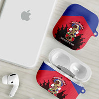 Les Grenadiers Haiti Football AirPods Case 2026 Nou Retounen Red Version - Wonder Print Shop