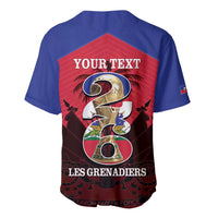 Personalized Les Grenadiers Haiti Football Baseball Jersey 2026 Nou Retounen Red Version - Wonder Print Shop