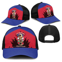 Les Grenadiers Haiti Football Baseball Net Cap 2026 Nou Retounen Red Version - Wonder Print Shop