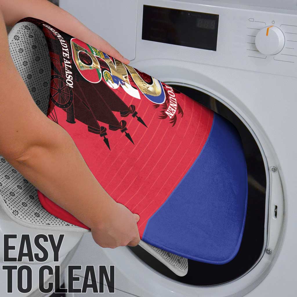Les Grenadiers Haiti Football Bathroom Set 2026 Nou Retounen Red Version - Wonder Print Shop