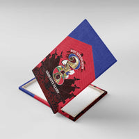 Les Grenadiers Haiti Football Canvas Wall Art 2026 Nou Retounen Red Version - Wonder Print Shop