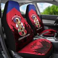 Les Grenadiers Haiti Football Car Seat Cover 2026 Nou Retounen Red Version - Wonder Print Shop