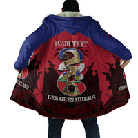 Personalized Les Grenadiers Haiti Football Cloak 2026 Nou Retounen Red Version - Wonder Print Shop