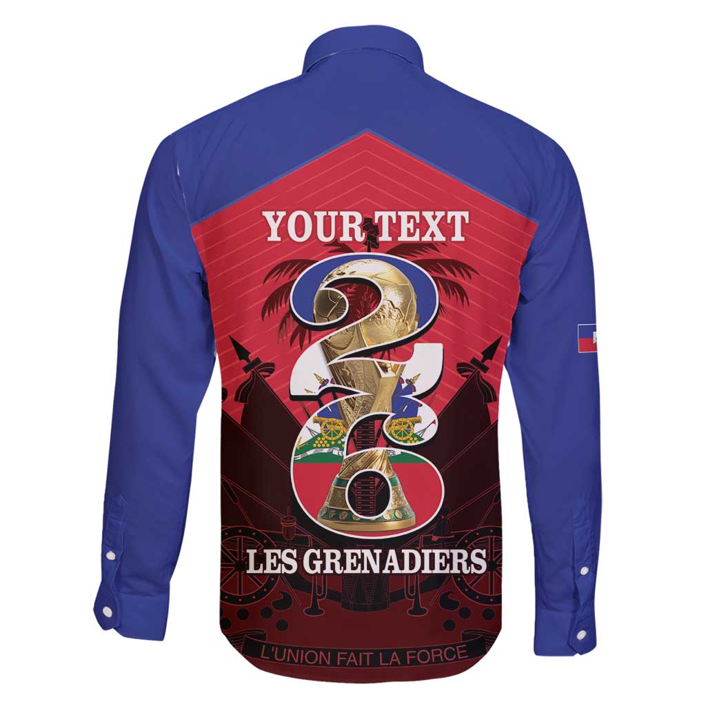 Personalized Les Grenadiers Haiti Football Family Matching Mermaid Dress and Hawaiian Shirt 2026 Nou Retounen Red Version - Wonder Print Shop