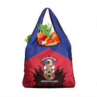 Les Grenadiers Haiti Football Grocery Bag 2026 Nou Retounen Red Version - Wonder Print Shop