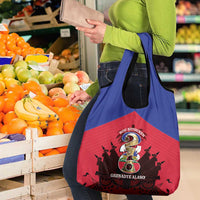 Les Grenadiers Haiti Football Grocery Bag 2026 Nou Retounen Red Version - Wonder Print Shop