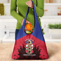 Les Grenadiers Haiti Football Grocery Bag 2026 Nou Retounen Red Version - Wonder Print Shop