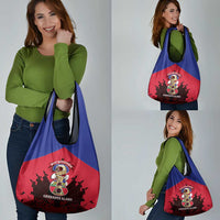 Les Grenadiers Haiti Football Grocery Bag 2026 Nou Retounen Red Version - Wonder Print Shop