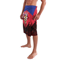 Personalized Les Grenadiers Haiti Football Lavalava 2026 Nou Retounen Red Version - Wonder Print Shop