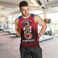 Personalized Les Grenadiers Haiti Football Men Tank Top 2026 Nou Retounen Red Version - Wonder Print Shop