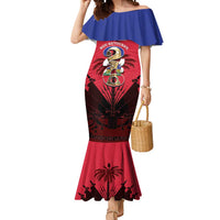 Personalized Les Grenadiers Haiti Football Mermaid Dress 2026 Nou Retounen Red Version - Wonder Print Shop