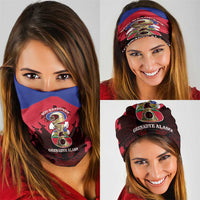 Les Grenadiers Haiti Football Neck Gaiter 2026 Nou Retounen Red Version - Wonder Print Shop