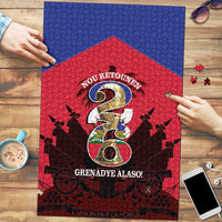 Les Grenadiers Haiti Football Puzzle 2026 Nou Retounen Red Version - Wonder Print Shop