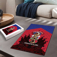 Les Grenadiers Haiti Football Puzzle 2026 Nou Retounen Red Version - Wonder Print Shop