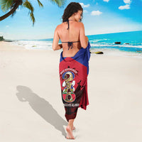 Les Grenadiers Haiti Football Sarong 2026 Nou Retounen Red Version - Wonder Print Shop