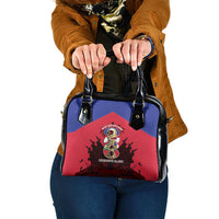 Les Grenadiers Haiti Football Shoulder Handbag 2026 Nou Retounen Red Version - Wonder Print Shop