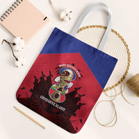 Les Grenadiers Haiti Football Tote Bag 2026 Nou Retounen Red Version - Wonder Print Shop